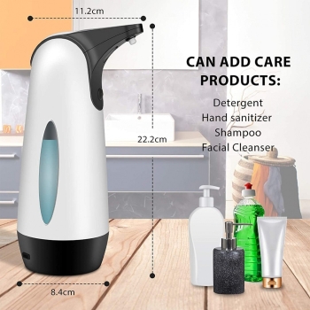 Automatyczny dozownik mydła bezdotykowy USB 400 ml [22190000662]